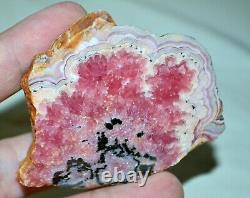 16 pcs LOT Gemmy Rhodochrosite Slabs Wholesale Bulk 4.62 lbs deep red A+