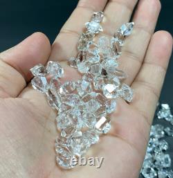 174.0 grams white Top quality diamond quartz terminated crystals whole sale lot
