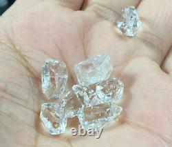 174.0 grams white Top quality diamond quartz terminated crystals whole sale lot