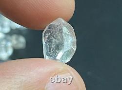 174.0 grams white Top quality diamond quartz terminated crystals whole sale lot