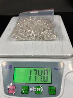 174.0 grams white Top quality diamond quartz terminated crystals whole sale lot