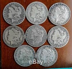 1800/1900's Morgan Dollar $1 Silver Mixed Dates/Mints Collectible US Coins