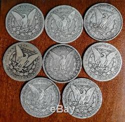 1800/1900's Morgan Dollar $1 Silver Mixed Dates/Mints Collectible US Coins