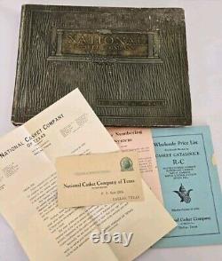 1928 National Casket Co Covered & Hardwood Catalog & Wholesale Price Guide
