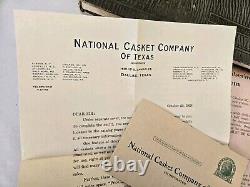 1928 National Casket Co Covered & Hardwood Catalog & Wholesale Price Guide
