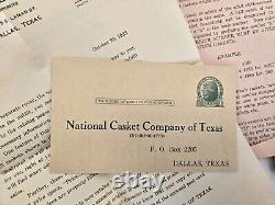 1928 National Casket Co Covered & Hardwood Catalog & Wholesale Price Guide