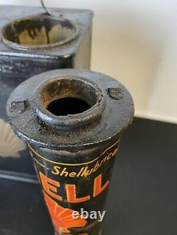 1931 Shell Gallon Petrol Can Dual Motor Spirit & Shell Motor Oil Duo Can