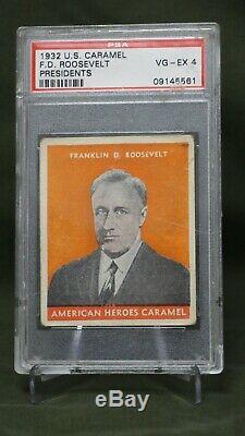 1932 American Heroes Caramel U. S. Presidents R114 Graded 41 Card Lot