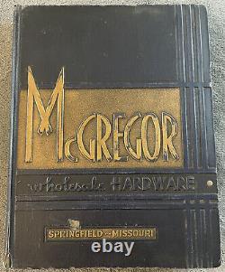 1937 McGREGOR Wholesale Hardware Hardcover Catalog Book