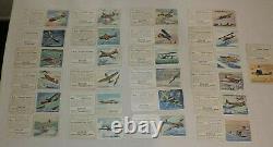 1940s CRACKER JACK FIGHTER PLANE WW2 CARDS 50 TOTAL, MINT, NUMBERS 1-25(X2)
