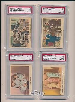 1959 Three Stooges PSA graded near set