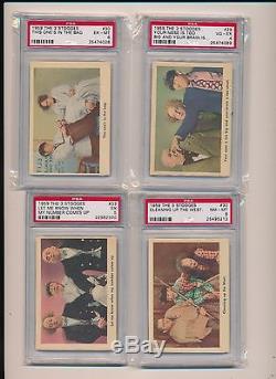 1959 Three Stooges PSA graded near set