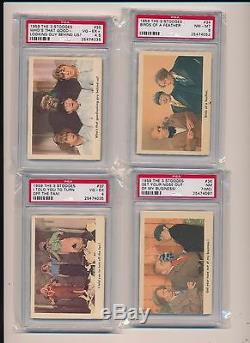 1959 Three Stooges PSA graded near set