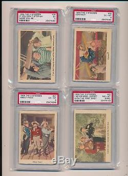 1959 Three Stooges PSA graded near set