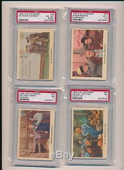 1959 Three Stooges PSA graded near set