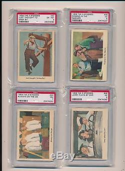 1959 Three Stooges PSA graded near set