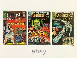 1966 Fantastic Four KEYS 48 49 & 50 1st Silver Surfer Uatu UNRESTORED BEAUTY