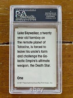 1977 Star Wars Wonder Bread Complete card set PSA 7-9 Luke Skywalker Darth Vader