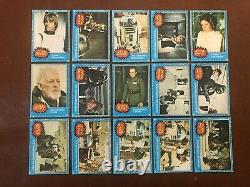 1977 Topps/Scanlens Star Wars series 1 Australian 72 card one star set EX+