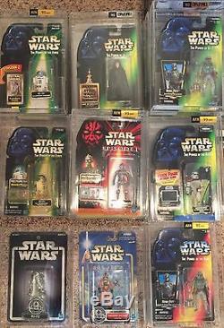 1978-2002 Star Wars Collection Including my AFA 95 ROTJ YODA & 95 Chewy Proof