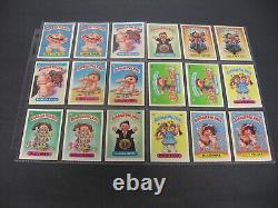 1985 Garbage Pail Kids Series 2 Complete 84 Card Set TESSIES SCHIZO FRAN EXC