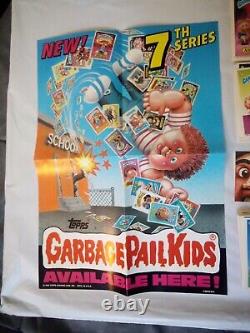 1987 Lot 41 Packs SEALED Poster Vintage GARBAGE PAIL KIDS Series 7 Purple BOX