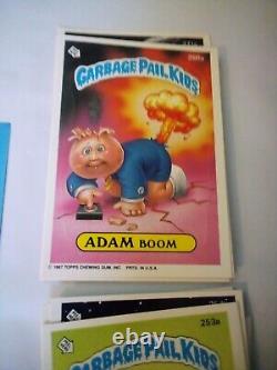 1987 Lot 41 Packs SEALED Poster Vintage GARBAGE PAIL KIDS Series 7 Purple BOX