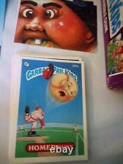 1987 Lot 41 Packs SEALED Poster Vintage GARBAGE PAIL KIDS Series 7 Purple BOX