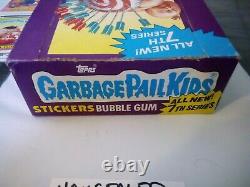 1987 Lot 41 Packs SEALED Poster Vintage GARBAGE PAIL KIDS Series 7 Purple BOX