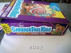 1987 Lot 41 Packs SEALED Poster Vintage GARBAGE PAIL KIDS Series 7 Purple BOX
