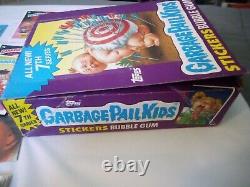 1987 Lot 41 Packs SEALED Poster Vintage GARBAGE PAIL KIDS Series 7 Purple BOX