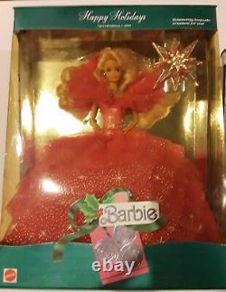 1990 1992 1995-1997 1998 2000 (2) 2001 HAPPY HOLIDAY BARBIE DOLL COLLECTION set