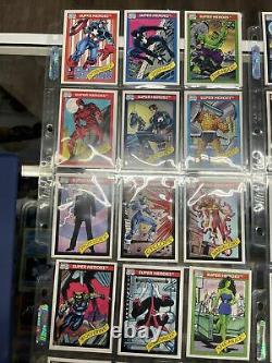 1990 Marvel Universe Series 1 Complete Comic Trading Card Set 1-162