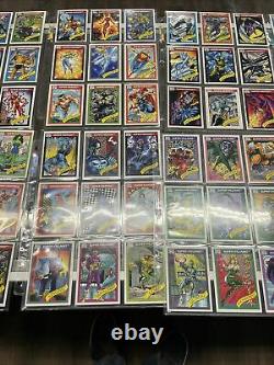 1990 Marvel Universe Series 1 Complete Comic Trading Card Set 1-162