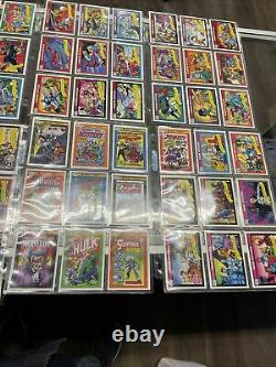 1990 Marvel Universe Series 1 Complete Comic Trading Card Set 1-162