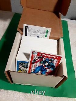 1990 Marvel Universe Series 1 Complete Comic Trading Card Set 1-162