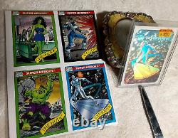 1990 Marvel Universe Series 1 Complete Comic Trading Card Set 1-162