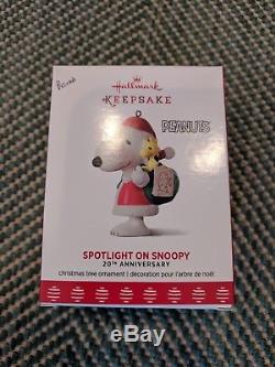 1998-2018 Hallmark Ornaments Spotlight on Snoopy Series COMPLETE SET (of 22)