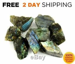 1LB LABRADORITE LOT Rough CRYSTAL Raw Natural Stone Gemstone LARGE WHOLESALE