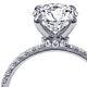 1.53 Ct G I1 Diamond Hidden Halo Engagement Ring 18k White Gold 66855175