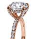 1.68 Ct D I1 Hidden Halo Diamond Engagement Ring 18k Rose Gold 66755142
