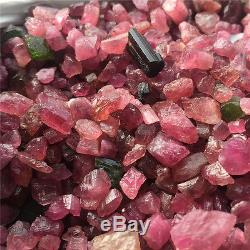 1 Kg Small Size Rough Red+ Pink + Green tourmaline Mozambique Wholesale