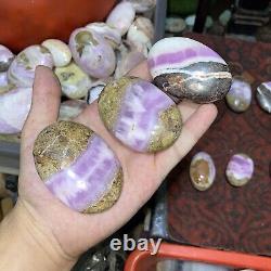 1-kg Pink Aragonite Palm Stones Natural Healing Crystal Top Qualitywholesale