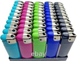 2000 Disposable Classic Lighters, Wholesale Bulk Lot, Multicolor Butane Lighter