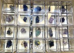 20PCS Natural Wholesale Box Ore mineral Fluorite Specimen/Inner Mongolia China