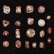 20 Authentic Ancient Etched Carnelian Bead Over 2000 Years Old In Good Condition