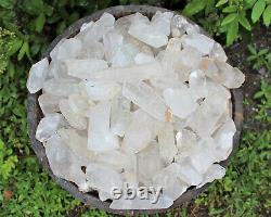 20 lb Wholesale Box Lot of CLEARANCE Natural Quartz Crystal Points (GREAT VALUE)
