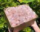 20 Lb Wholesale Box Lot Of Natural Rough Rose Quartz Crystals (raw Love Stone)