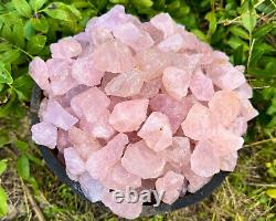20 lb Wholesale Box Lot of Natural Rough Rose Quartz Crystals (Raw Love Stone)