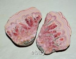 20 pcs lot PAIR Rhodochrosite Slabs from Argentina Bulk Wholesale 4.85 lbs